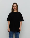 Blank Lab | Oversized Organic Cotton Tee in Black