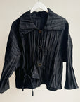 Onyx Crinkled Jacket