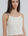 Wildflo Studio | Rib Knit Cami in Ivory