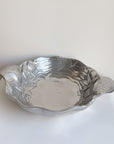 Silver Forged Shell Bowl