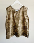 Moss Thin Silk Tank