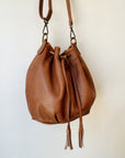 Ginger Drawstring Bucket Bag