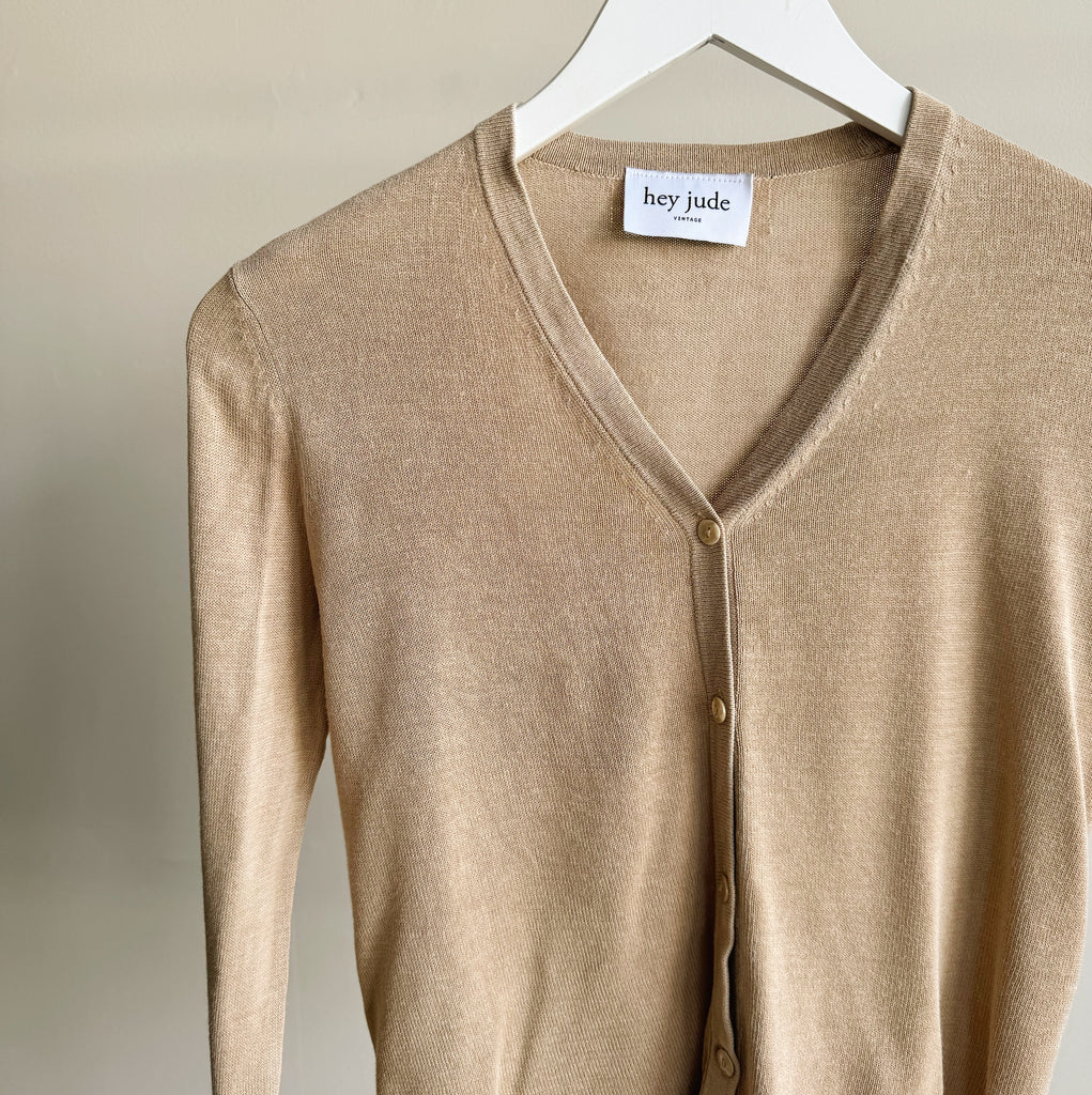 Toast Silk Knit Cardigan