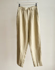 Almond Soft Linen Trouser