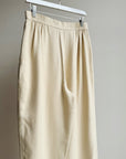 Butter Raw Silk Relaxed Trouser