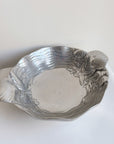 Silver Forged Shell Bowl