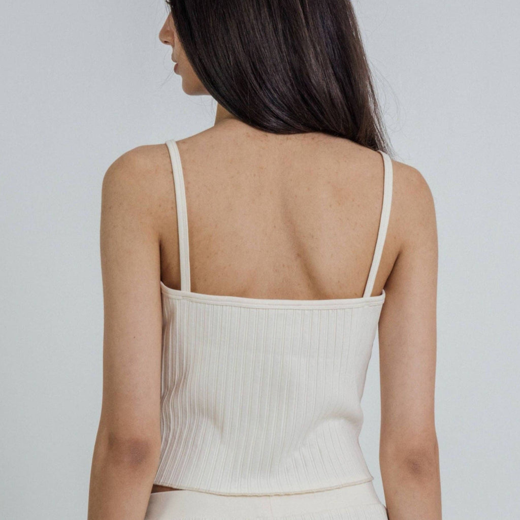 Wildflo Studio | Rib Knit Cami in Ivory