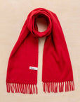 TBCo | Lambswool Oversized Scarf in Red