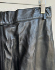 Ebony Glossy Leather Pants