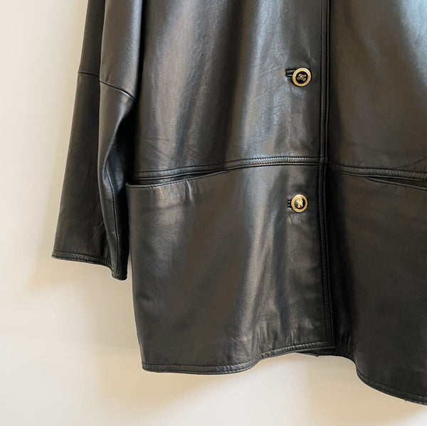 Raven Soft Boxy Leather Jacket – Hey Jude