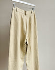 Almond Soft Linen Trouser