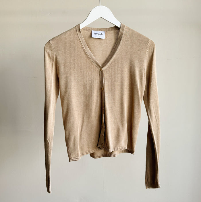 Toast Silk Knit Cardigan