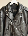 Black Leather Moto Jacket