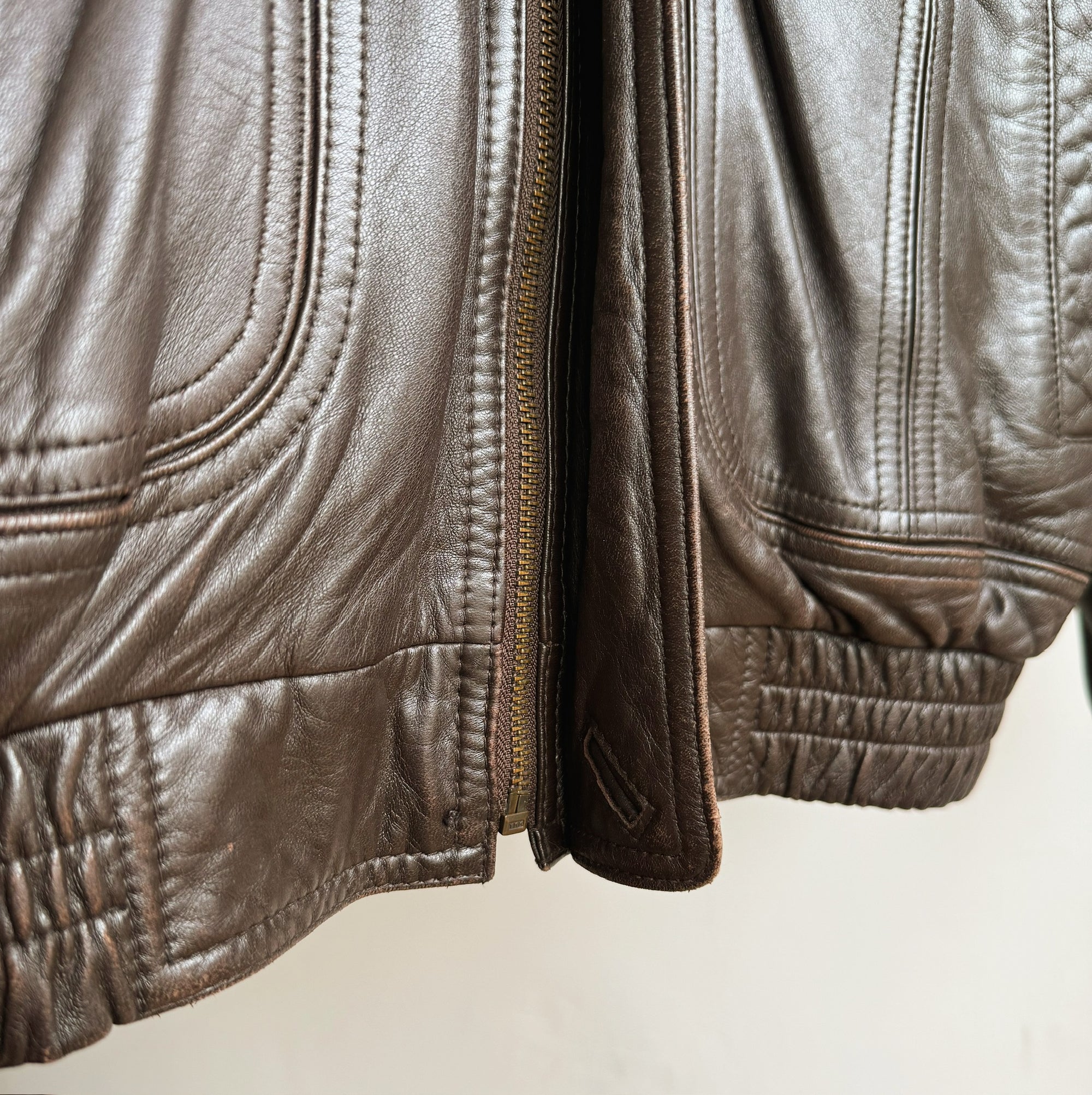 Vintage YSL Espresso Leather Jacket