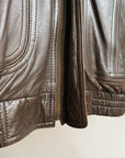 Vintage YSL Espresso Leather Jacket