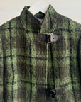 Fern Plaid Wool Cropped Jacket