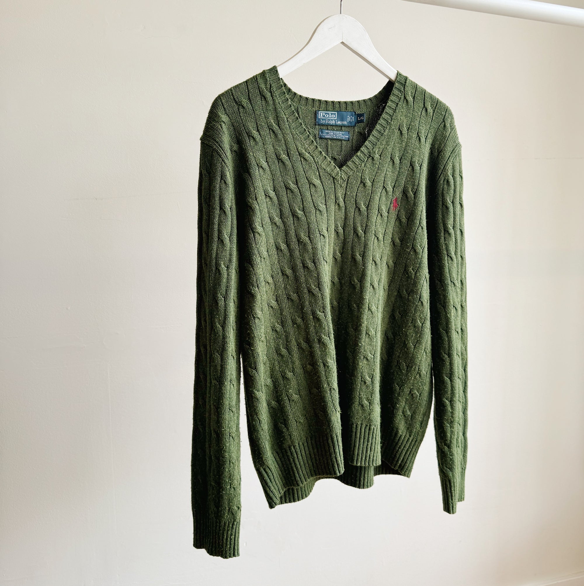 RL Fern Silk Knit Pullover