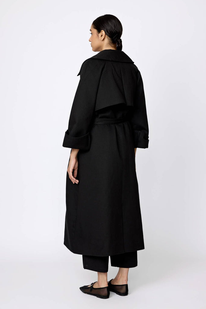 LAUDE the Label | Marin Cotton Twill Trench Coat