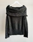 Smoke Mohair Shrug Sweater