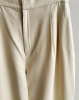 Butter Raw Silk Relaxed Trouser