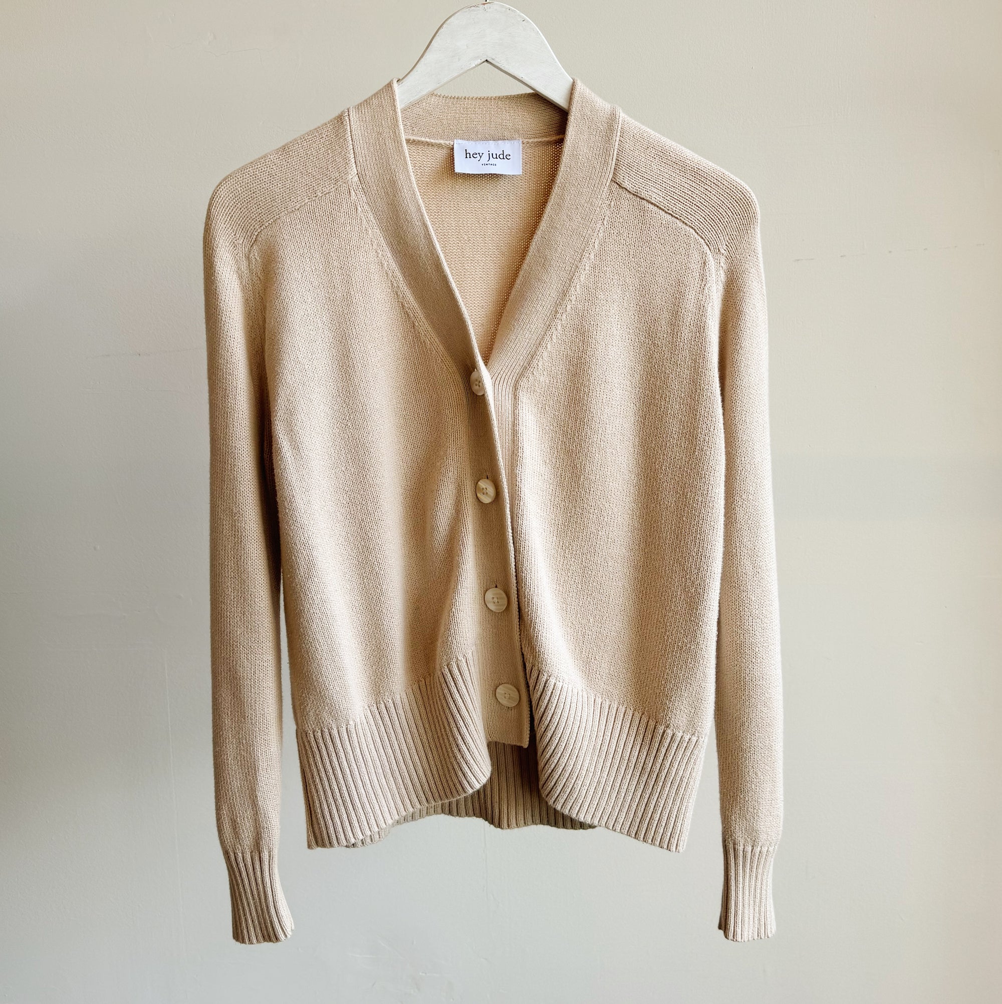 Latte Soft Cotton Cardigan