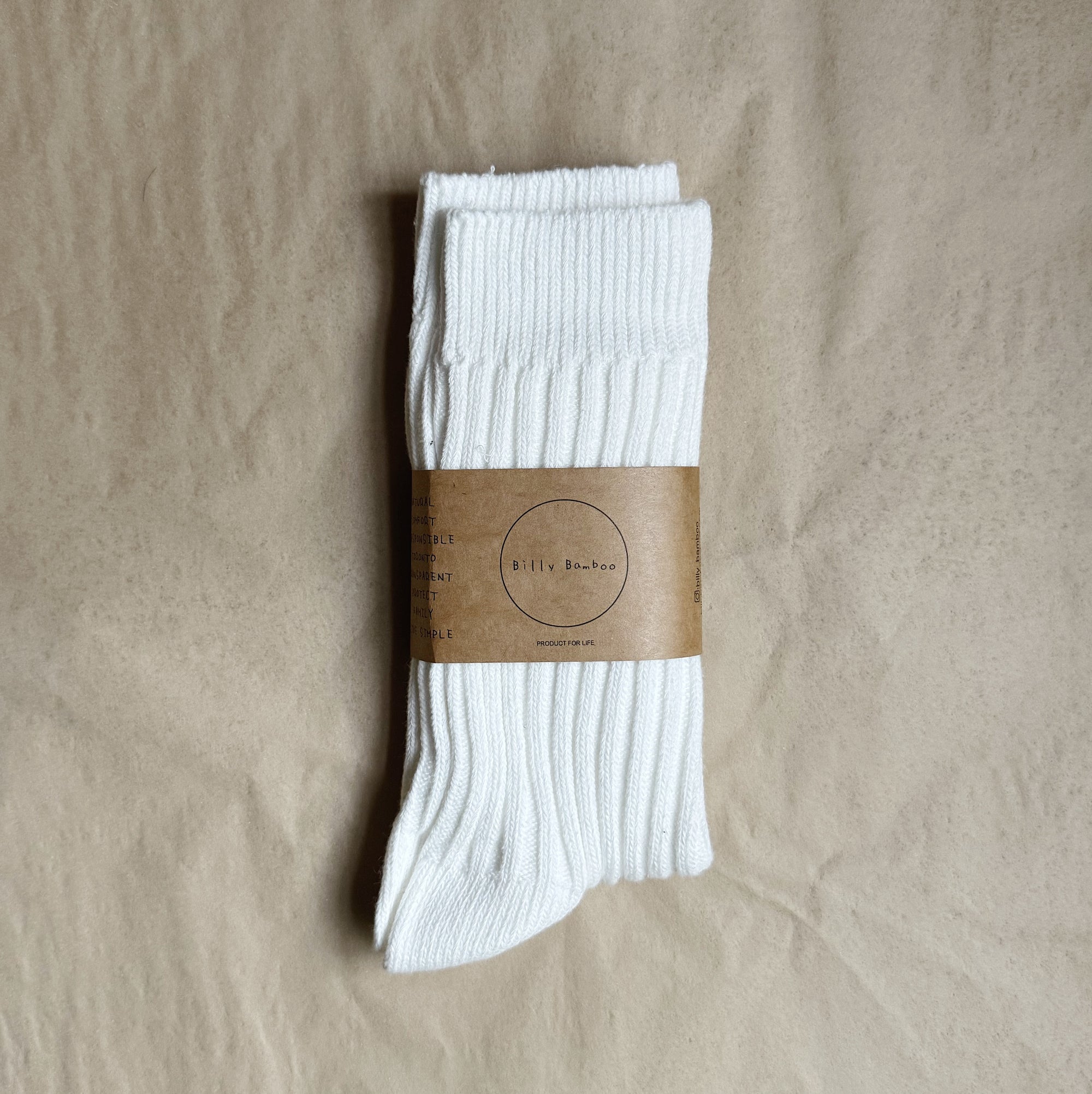 Billy Bamboo | Ribbed Cotton Socks