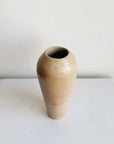 Beige Soapstone Rounded Vase