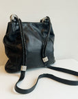 Ink Soft Leather Shoulder Bag