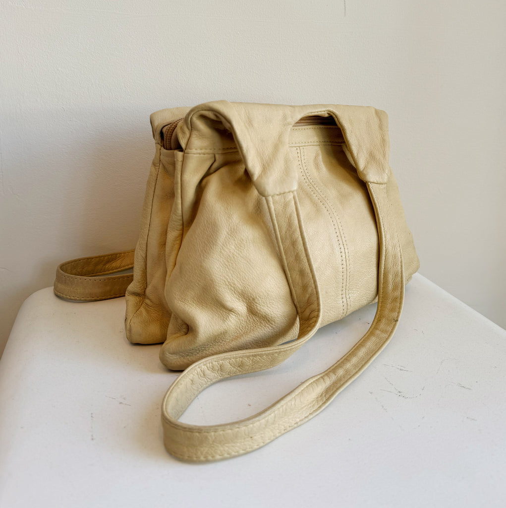 Honey Leather Shoulder Bag