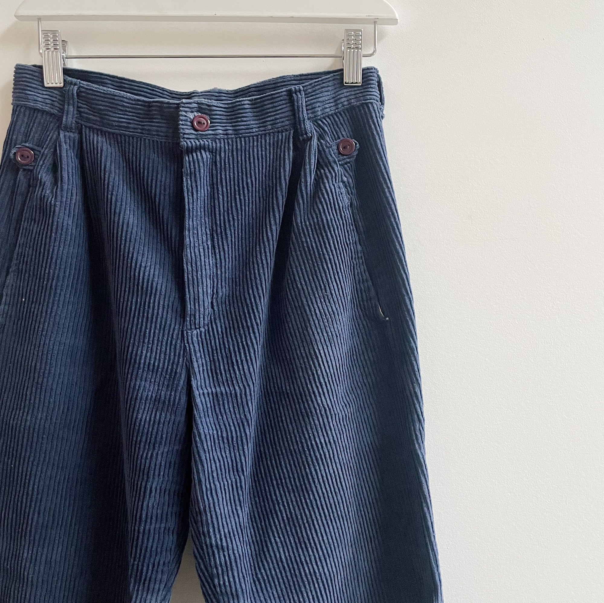 Indigo Cord Trouser