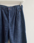 Indigo Cord Trouser