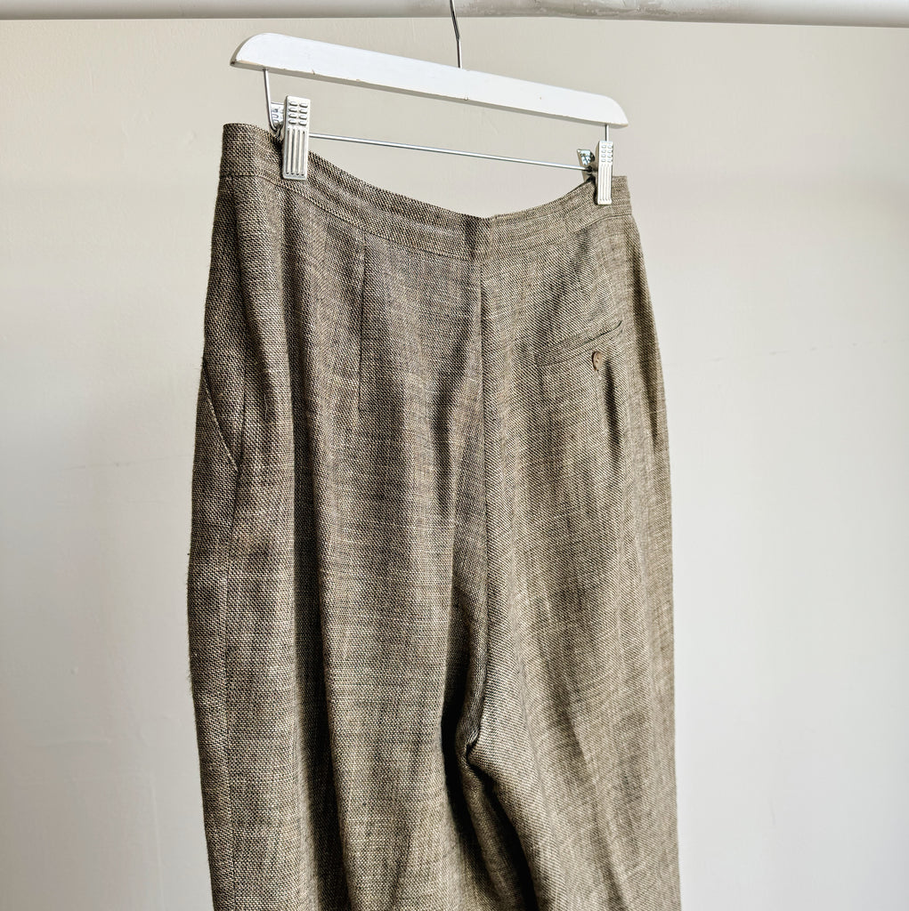 Birch Woven Silk Trouser