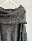 Smoke Mohair Shrug Sweater