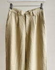 Almond Soft Linen Trouser