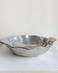 Silver Forged Shell Bowl