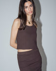 Wildflo Studio | Rib Knit Cami in Hickory