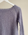 Wisteria Mohair Knit Long Sleeve Top