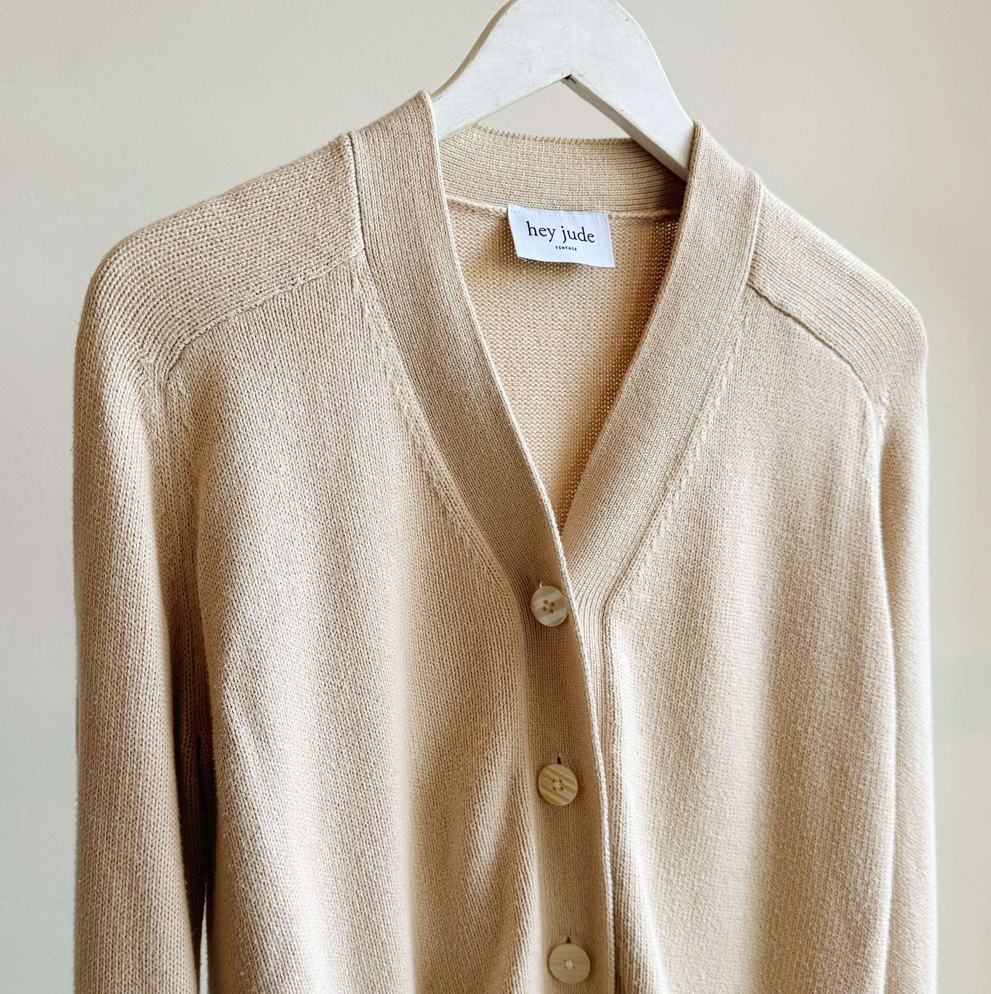 Latte Soft Cotton Cardigan