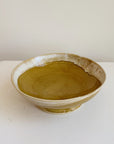 Earth Two Tone Ceramic Pedestal Bowl