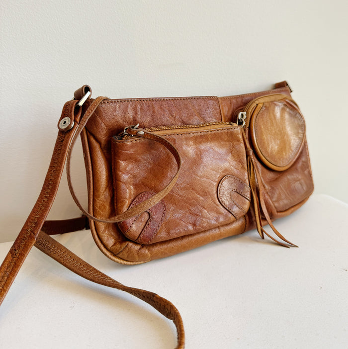 Auburn Leather Convertible Belt Bag