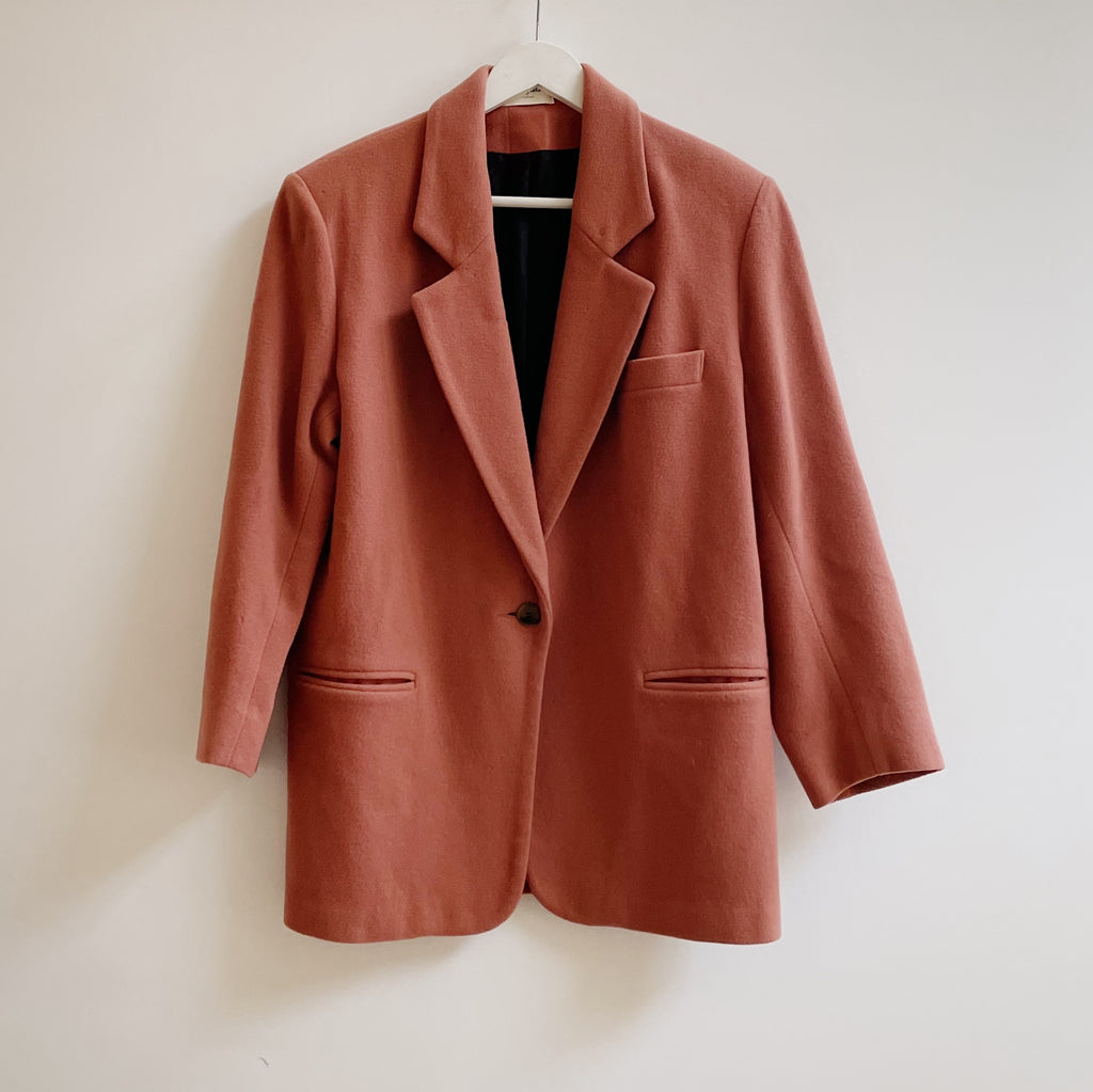 Terracotta Cashmere Blazer – Hey Jude