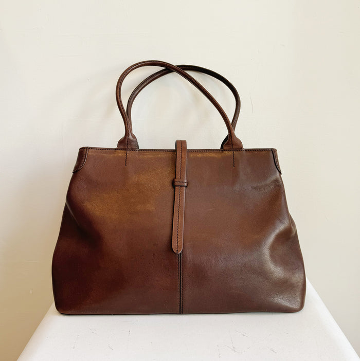 Shitaki Danier Leather Shoulder Bag