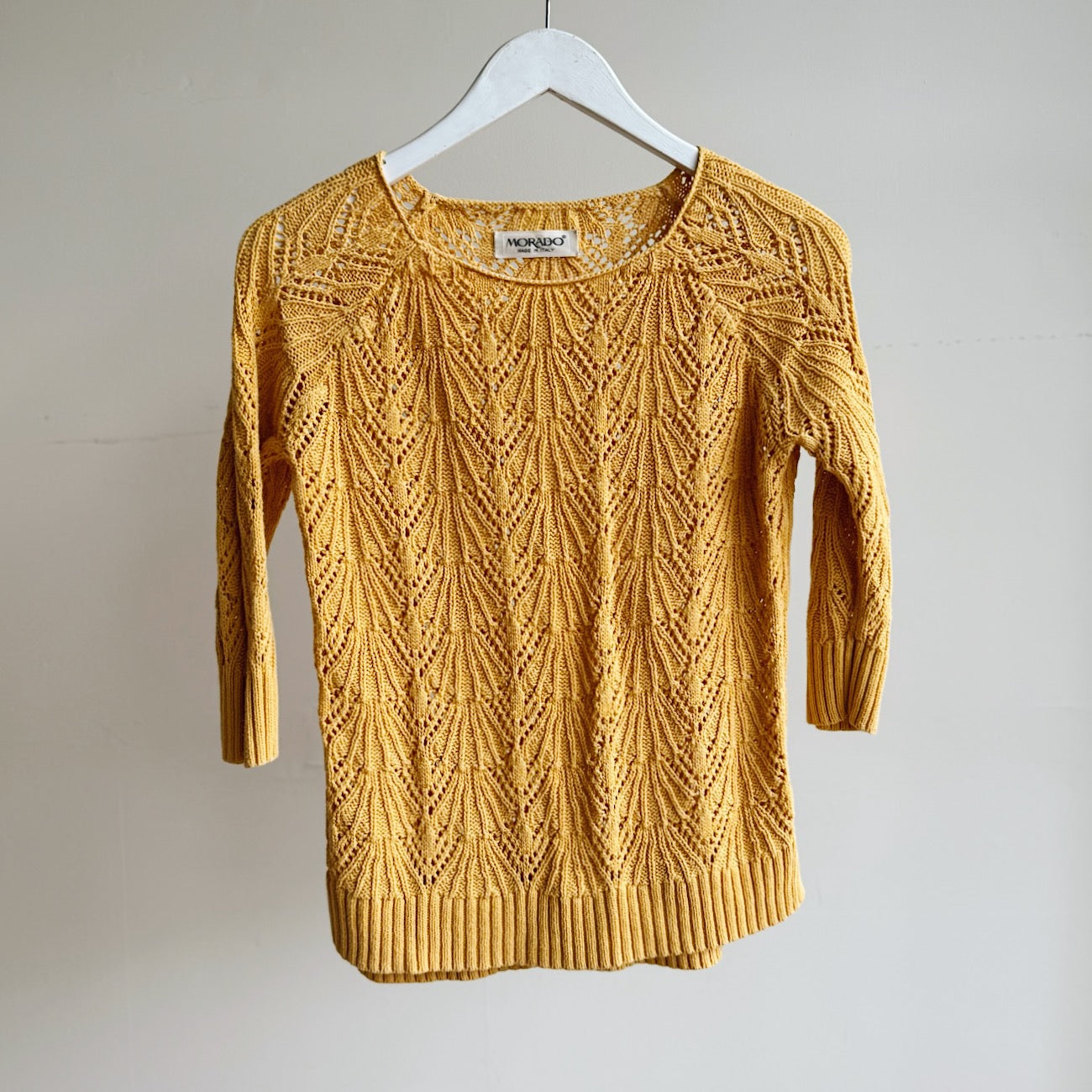 Marigold Cotton Knit Sweater