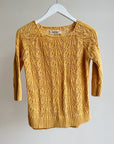 Marigold Cotton Knit Sweater