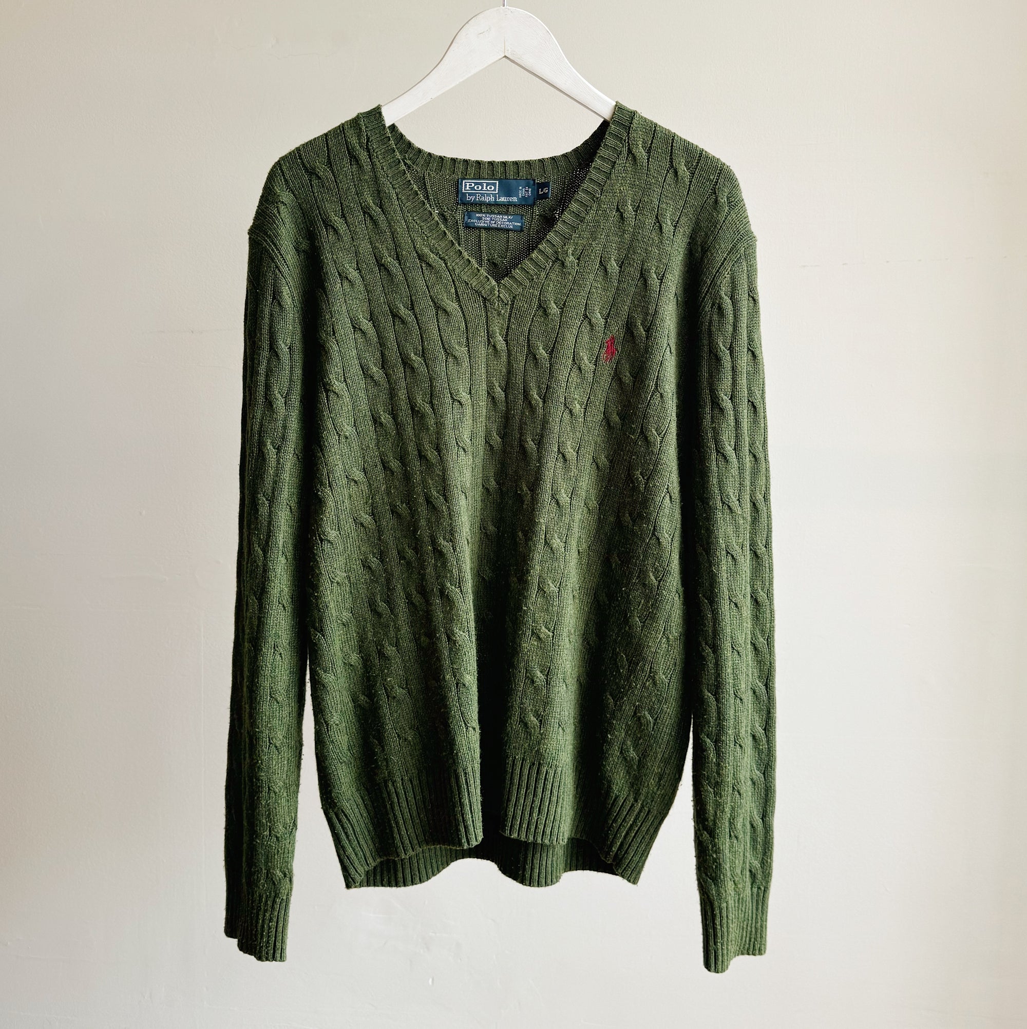 RL Fern Silk Knit Pullover