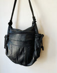 Black Slouchy Leather Bag