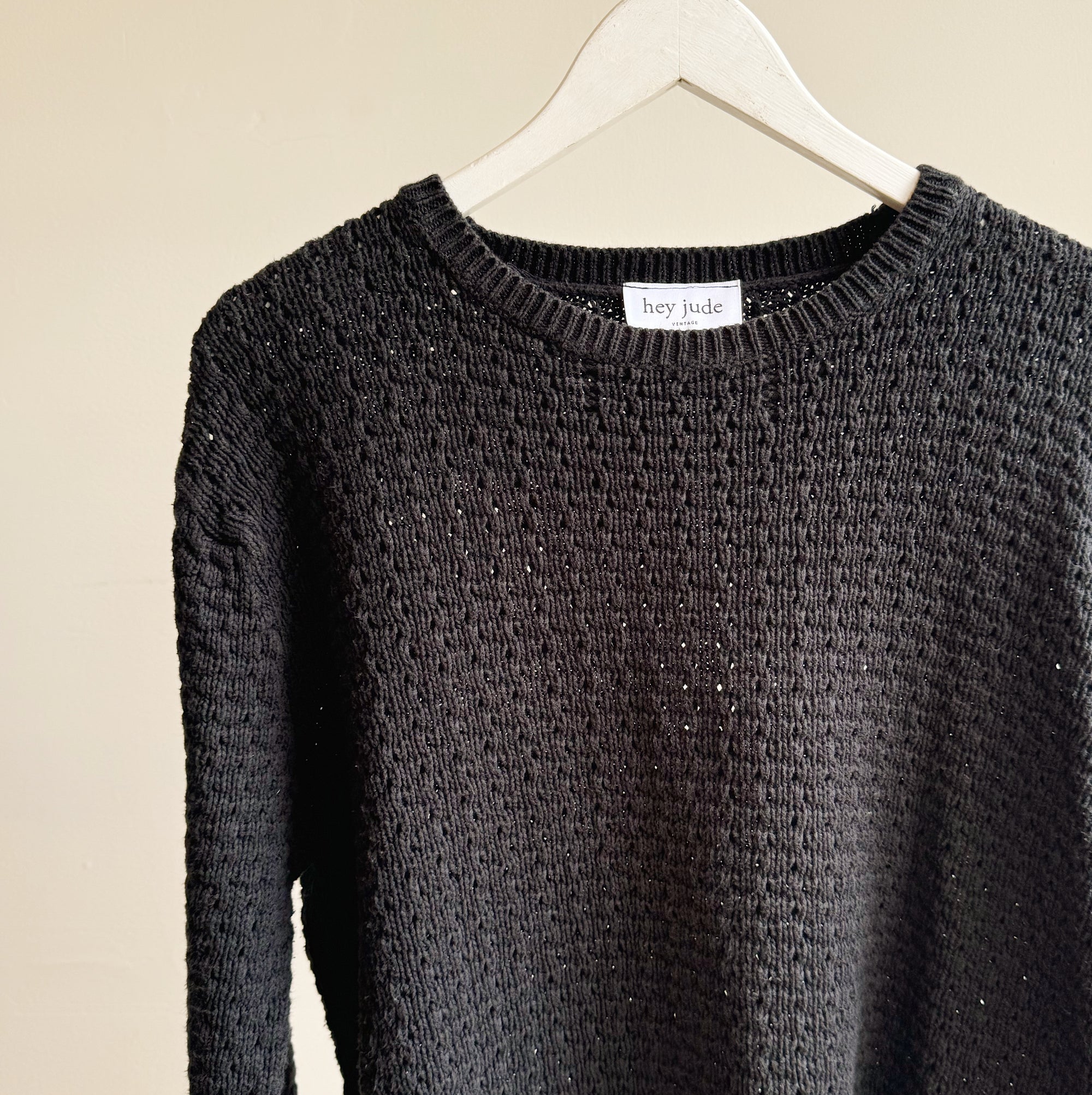 Soot Knit Cotton Crewneck