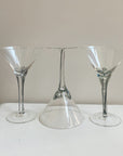 Iridescent Martini Glasses