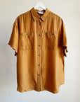 Marmalade Short-Sleeved Silk Button Up