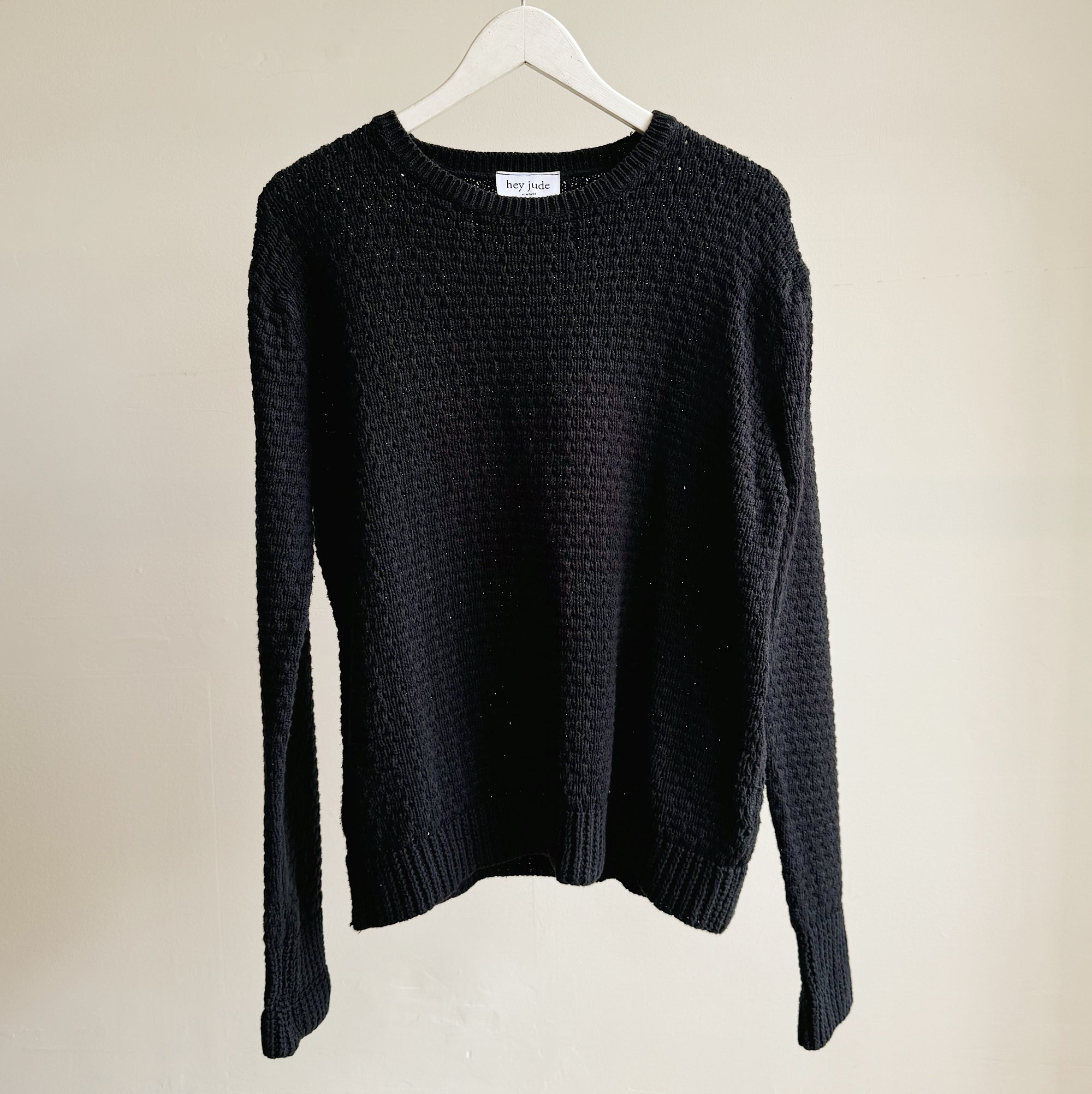 Soot Knit Cotton Crewneck